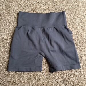OQQ Gray Biker Shorts‎